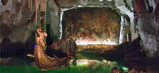 Die Venusgrotte vor der Renovierung